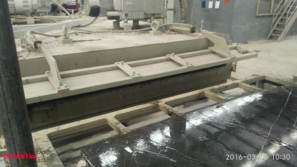 slab epoxy ready for vaccume chamber